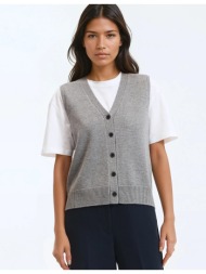 κοντό πλεκτό γιλέκο από ...