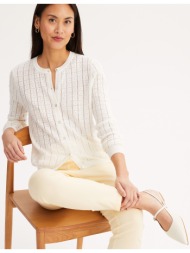 ζακέτα με στρογγυλή λαιμόκοψη