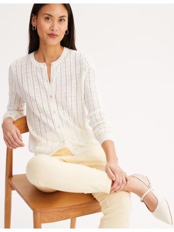 ζακέτα με στρογγυλή λαιμόκοψη