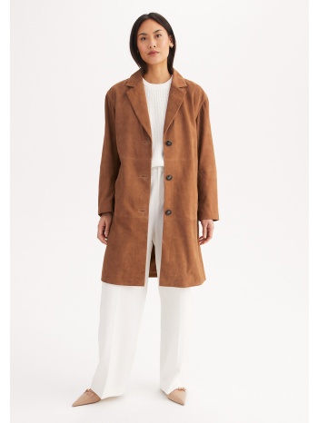 μακρύ σουέντ παλτό