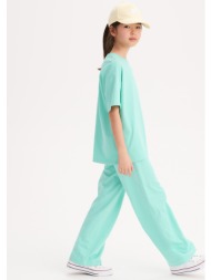 φαρδύ πλεκτό παντελόνι