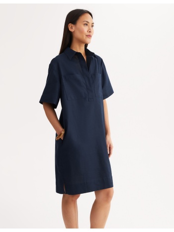 ίσιo φόρεμα με κοντά μανίκια