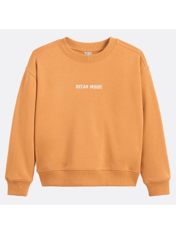 φούτερ με στρογγυλή λαιμόκοψη