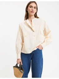 πουκάμισο με γιακά μάο από βαμβάκι