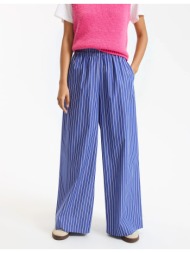 φαρδύ παντελόνι με ρίγες ...