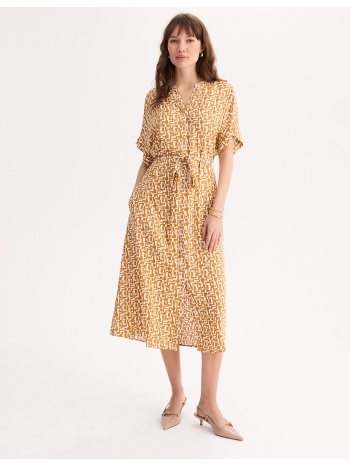 εβαζέ φόρεμα με γραφικό μοτίβο