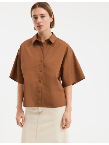 πουκάμισο με κοντά μανίκια και κουμπιά μπροστά