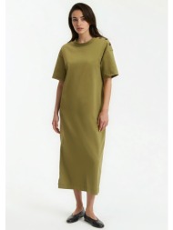 μακρύ ζέρσεϊ φόρεμα με ...