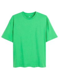 κοντομάνικο t-shirt με στρογγυλή λαιμόκοψη