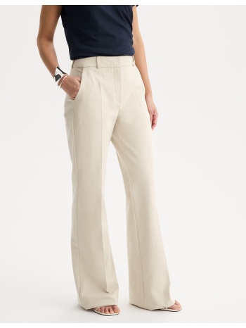 παντελόνι σε σιλουέτα bootcut από stretch βαμβάκι