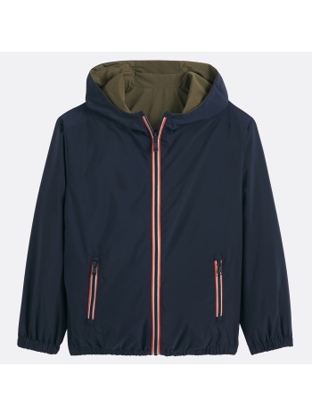 αντιανεμικό μπουφάν με κουκούλα