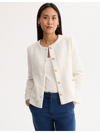 μπλέιζερ τουίντ σακάκι σε ίσια γραμμή