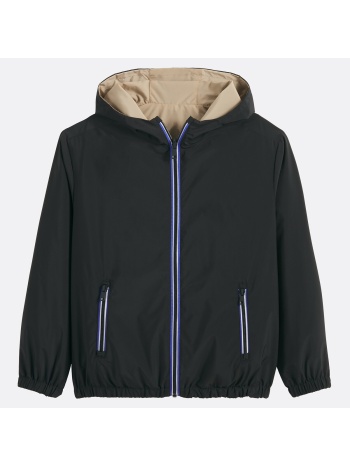 αντιανεμικό μπουφάν με κουκούλα