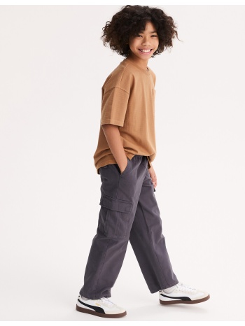 παντελόνι cargo με ελαστική μέση