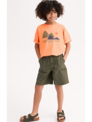 βερμούδα με ελαστική μέση