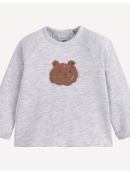 φούτερ με στρογγυλή λαιμόκοψη