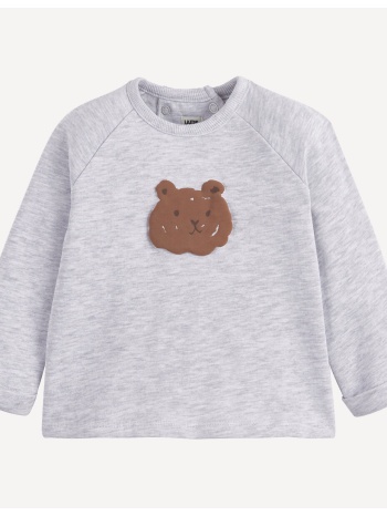 φούτερ με στρογγυλή λαιμόκοψη