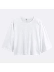 λινό t-shirt με ...