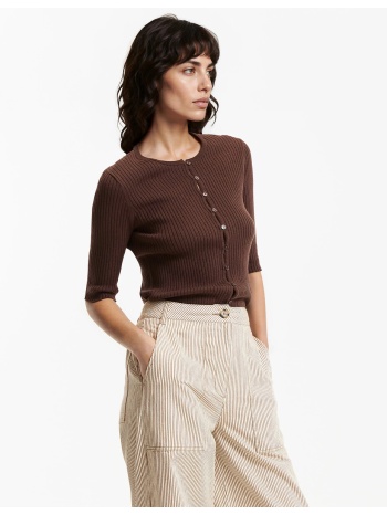 πουλόβερ με στρογγυλή λαιμόκοψη