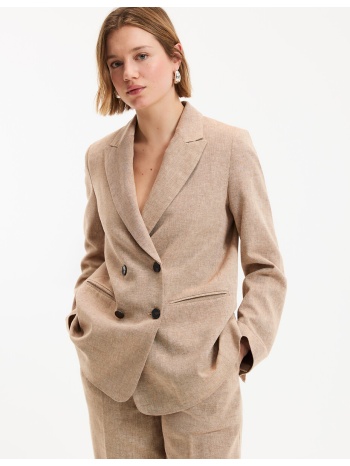 μακρύ σακάκι σε φαρδιά γραμμή