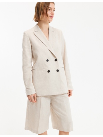 μακρύ σακάκι σε φαρδιά γραμμή