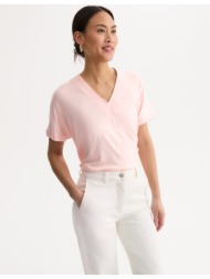 μπλουζάκι με κοντά μανίκια και λαιμόκοψη v