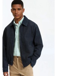 τζάκετ bomber από ακατέργαστο τζιν