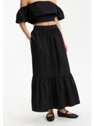 μακριά φούστα με βολάν ...