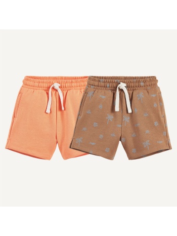 σετ 2 σορτς από φούτερ