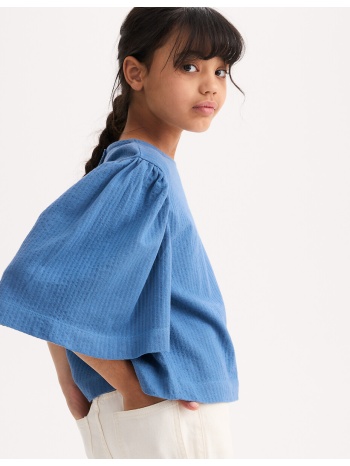 μπλούζα με στρογγυλή λαιμόκοψη