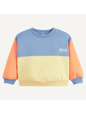 φούτερ με στρογγυλή λαιμόκοψη