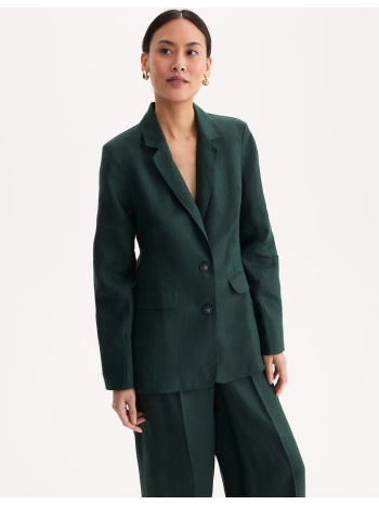 λινό σακάκι σε ίσια γραμμή