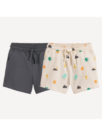 σετ 2 βερμούδες με ρίγες