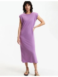 μακρύ αμάνικο φόρεμα t-shirt