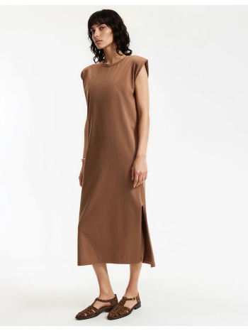 μακρύ αμάνικο φόρεμα t-shirt