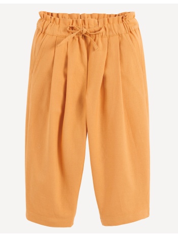 παντελόνι balloon από βαμβάκι και λινό