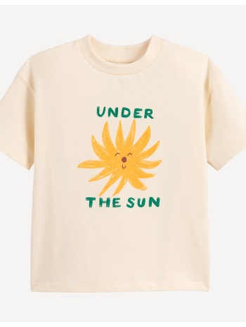 oversized t-shirt με στρογγυλή λαιμόκοψη