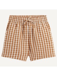 βερμούδα με καρό σχέδιο