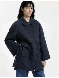 μακρύ παρκά με φερμουάρ