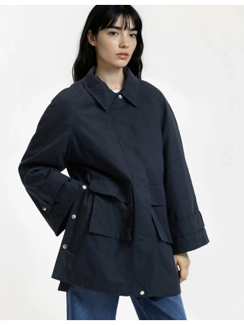 μακρύ παρκά με φερμουάρ