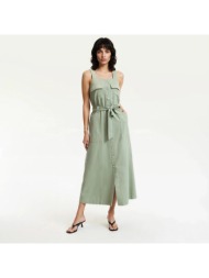 φόρεμα midi με τιράντες ...