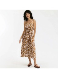 μίντι φόρεμα με λεπτές ...