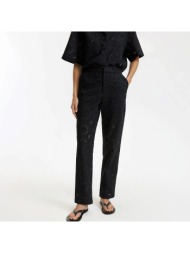 ίσιο παντελόνι με αγγλική δαντέλα