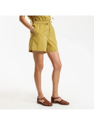 ριγέ σορτς με ελαστική ...
