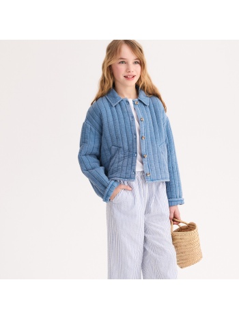 καπιτονέ μπουφάν με κουμπιά