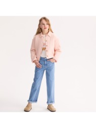 καπιτονέ μπουφάν με κουμπιά