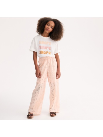 παντελόνι με αγγλική δαντέλα