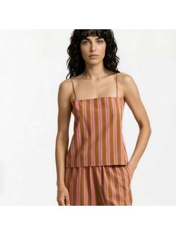 ριγέ τοπ με λεπτές τιράντες από βαμβάκι