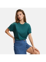 κοντομάνικο t-shirt με στρογγυλή λαιμόκοψη