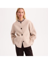 jacket από μάλλινο ύφασμα σε φαρδιά γραμμή